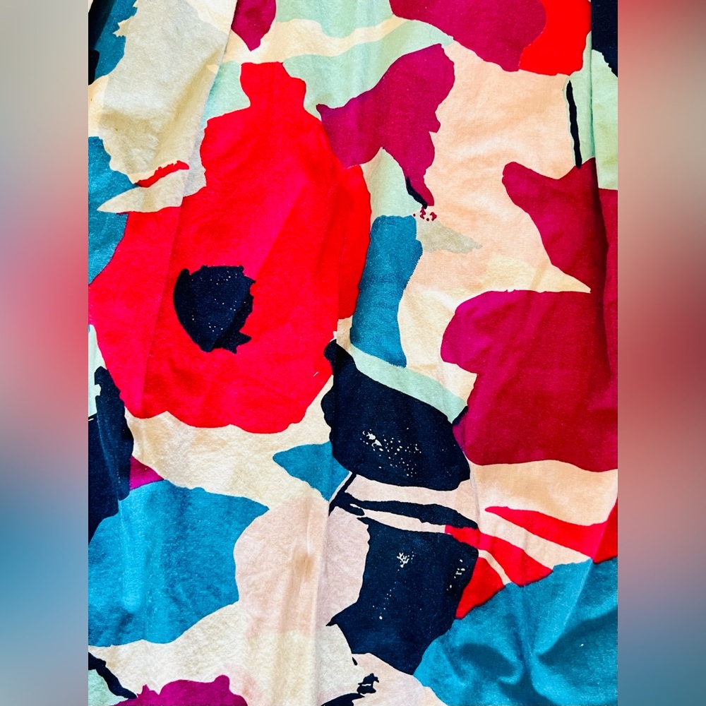 ModCloth Vintage EmilyandFin Floral High Waist Midi Skirt- Size 14 - Picture 11 of 11